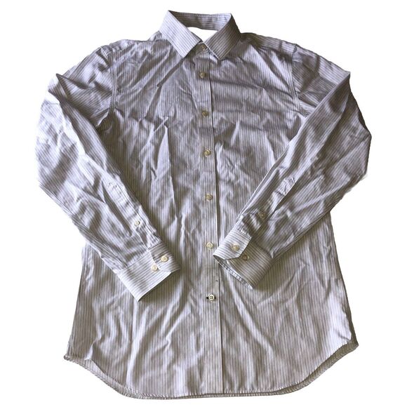 Banana republic men’s non-iron tailored slim fit Striped shirt size medium - Picture 1 of 16